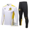 BVB Borussia Dortmund Trainings Sweatshirt Pak Quarter-zip 2022-23 Witte - Heren